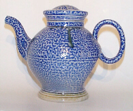 Blue Salt glaze Teapot, 2000