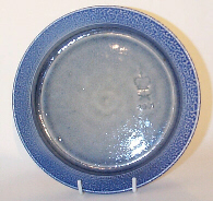 Blue Salt glaze Plate, 2000